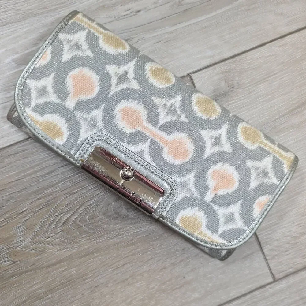 Coach Kristin Op Art Ikat Print Hobo/Satchel | Matching Wallet